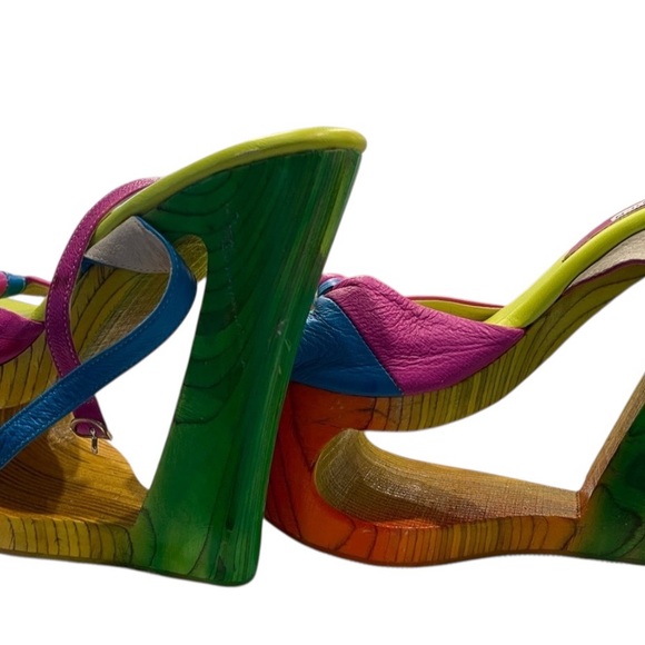 Steve Madden Multicolor Wedges - Picture 4 of 7